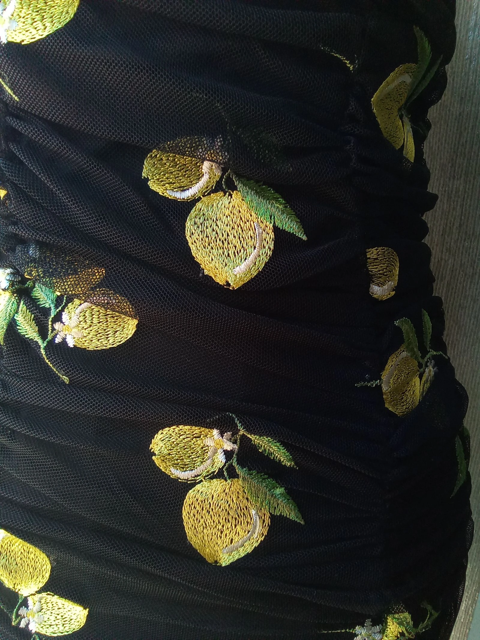 Zara summer dress embroidered with lemons – photo 14